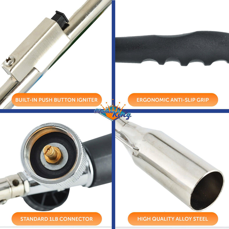 Load image into Gallery viewer, Flame King Propane Torch with Gas Ignitor
