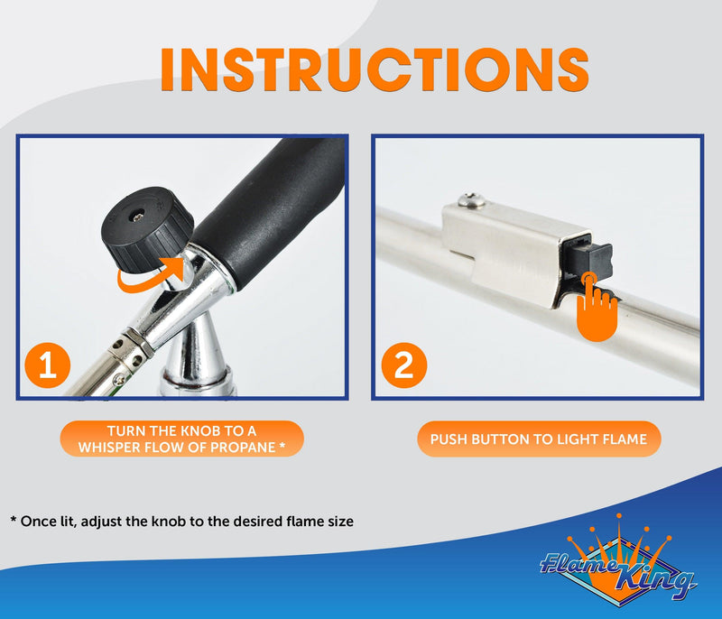 Load image into Gallery viewer, Flame King Propane Torch with Gas Ignitor
