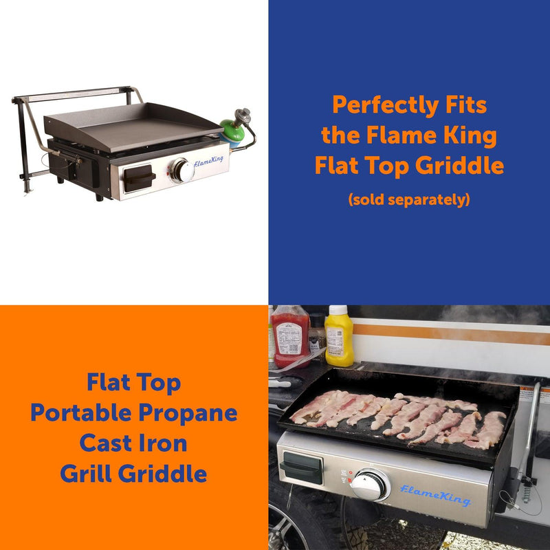 Load image into Gallery viewer, Flame King RV Camper Trailer Mounting Rack for Flame King Propane Portable Grill or Griddle
