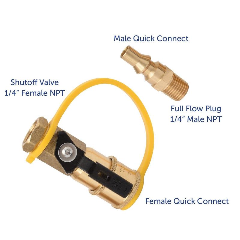 Load image into Gallery viewer, Flame King RV Grill Quick Connect Adapter
