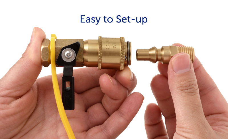 Load image into Gallery viewer, Flame King RV Grill Quick Connect Adapter
