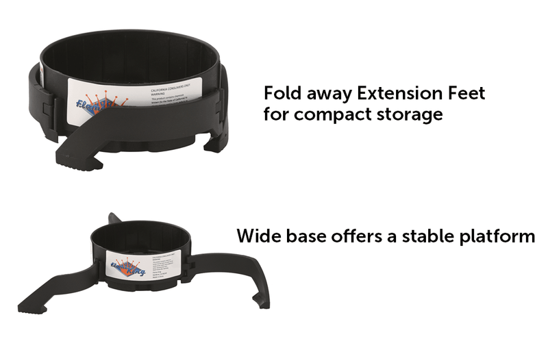 Load image into Gallery viewer, Flame King Spider Base for 1lb Propane Cylinder
