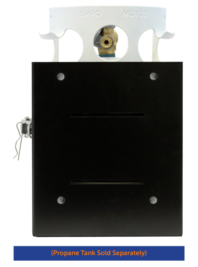 Load image into Gallery viewer, Flame King® T-Racks™ 5lb Propane Tank Mounting Brackets Strap Campervan Overland Vehicles
