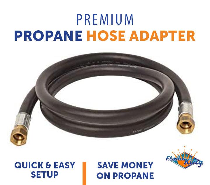 Load image into Gallery viewer, Flame King Thermo Rubber RV Slide Out Hose Assembly, 96 Inch, 3/8 Inch ID, Female to Female
