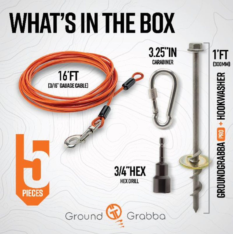 Load image into Gallery viewer, Grounded Paws Dog Tie Down Kit
