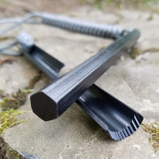 HexaLite™ Ferro Rod Fire Starter - X-Large 6-Sided Shape & Easy Grip Striker