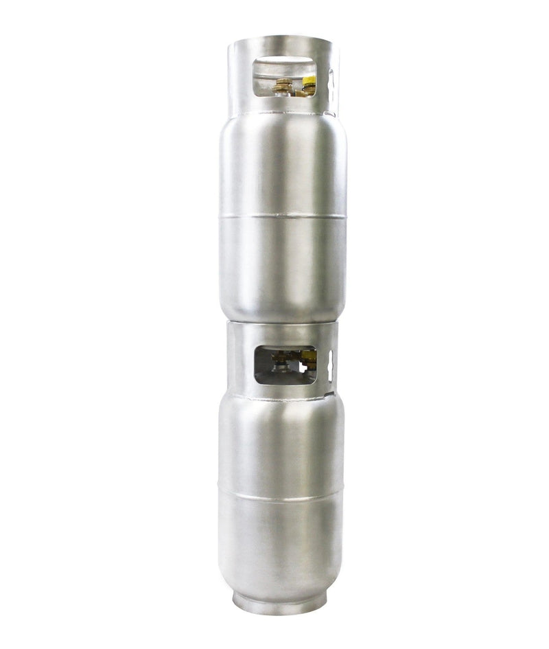 Load image into Gallery viewer, Flame King 33.5lb Aluminum Forklift Propane Tank Cylinder with Gauge
