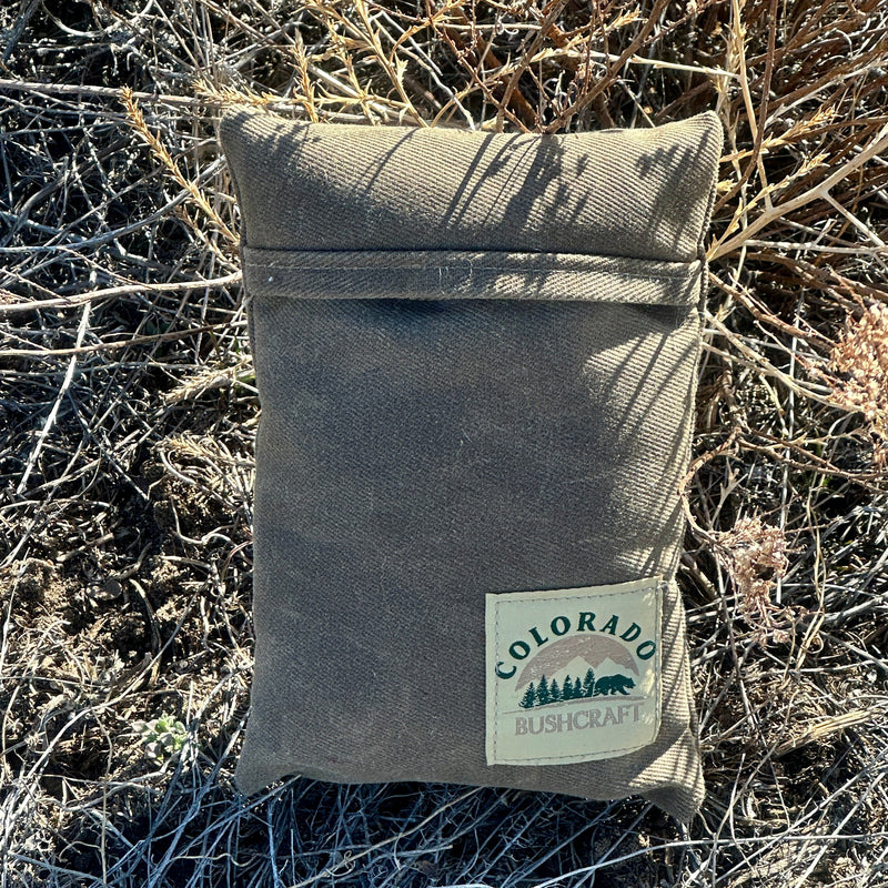 Load image into Gallery viewer, Waxed Canvas Talcum EDC Pouch Bushcraft Survival Camping Possibles Dopp Grooming (Various Colors/sizes)
