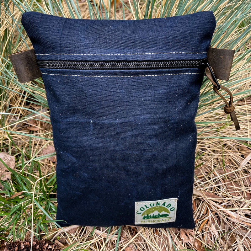 Load image into Gallery viewer, Handmade Medium Waxed Canvas Traditional EDC Pouch Bushcraft Survival Camping Possibles Dopp Grooming (Various Colors)

