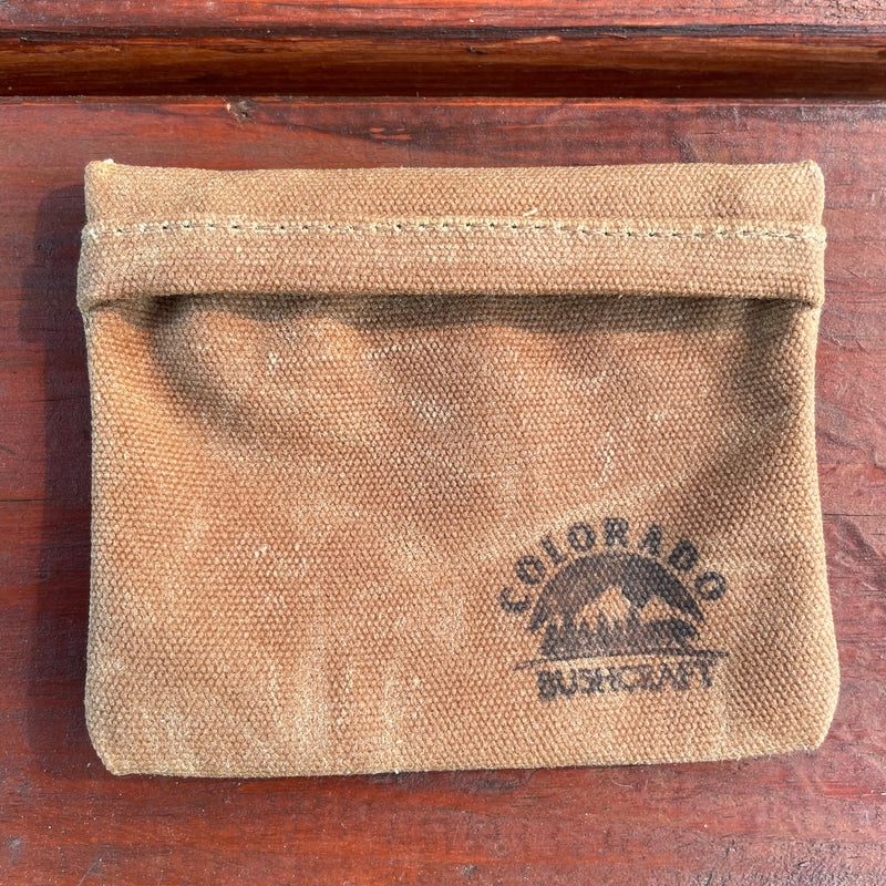 Load image into Gallery viewer, Waxed Canvas Talcum EDC Pouch Bushcraft Survival Camping Possibles Dopp Grooming (Various Colors/sizes)
