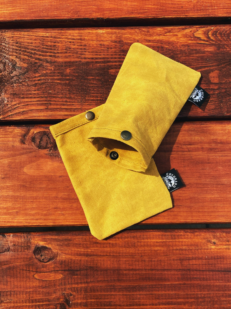 Load image into Gallery viewer, Set of Two Small Handmade Waxed Canvas Ditty Bags for Bushcraft Camping Outdoors (Various Colors)
