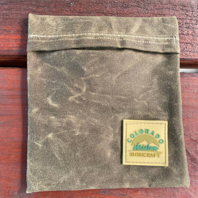 Load image into Gallery viewer, Waxed Canvas Talcum EDC Pouch Bushcraft Survival Camping Possibles Dopp Grooming (Various Colors/sizes)
