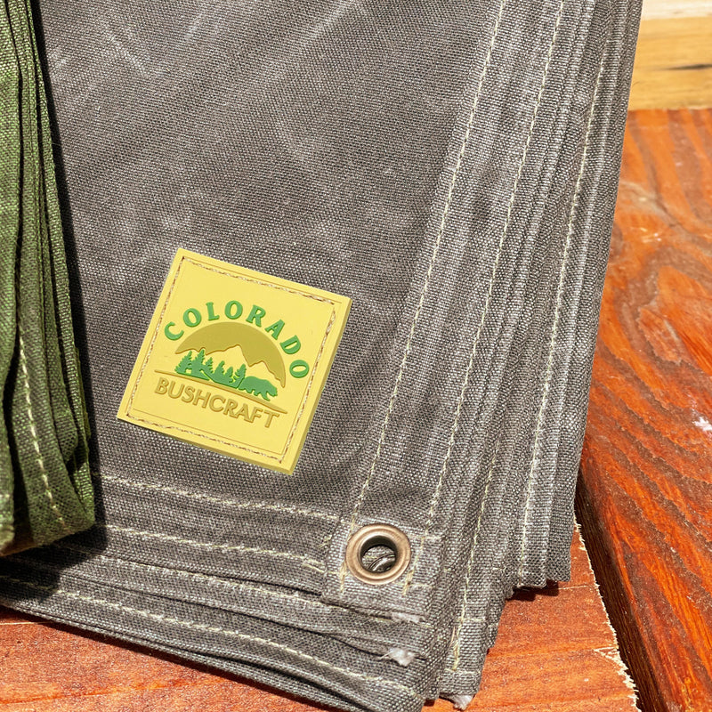 Load image into Gallery viewer, Extra Large Waxed Canvas Bushcraft Ground Cloth (Various Colors)
