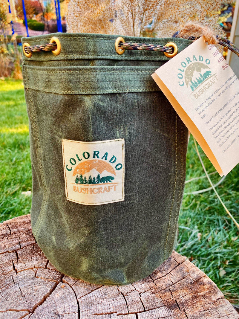 Load image into Gallery viewer, Coal Creek Round Bottom Bush Pot Bag
