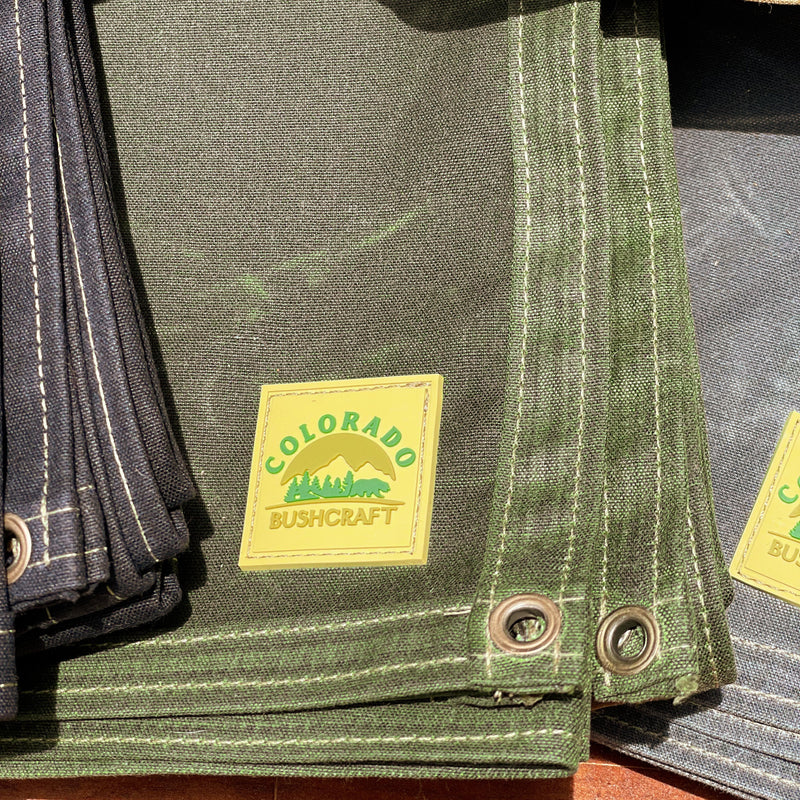 Load image into Gallery viewer, Extra Large Waxed Canvas Bushcraft Ground Cloth (Various Colors)
