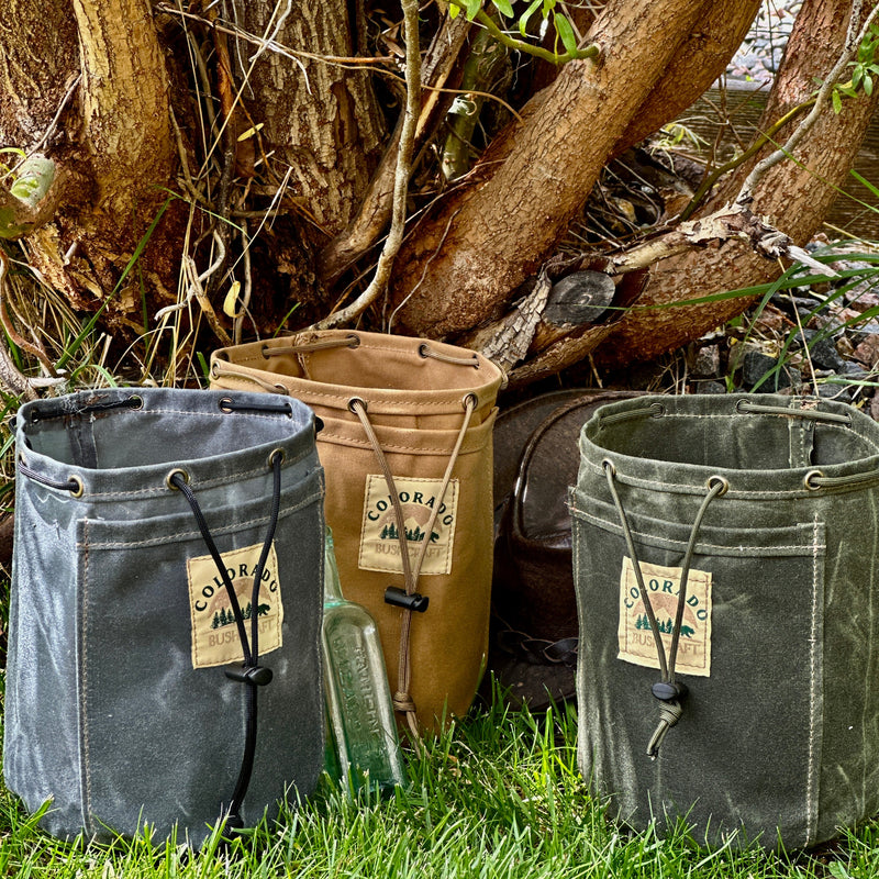 Load image into Gallery viewer, Coal Creek Round Bottom Bush Pot Bag
