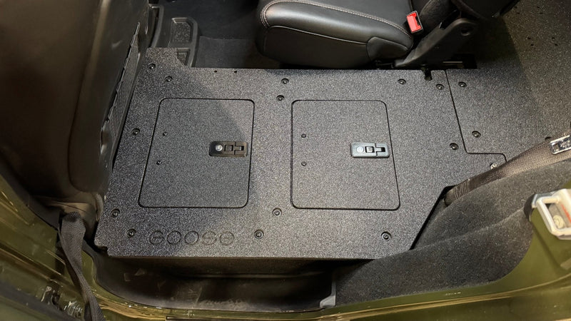 Load image into Gallery viewer, Jeep Wrangler 2018-Present JLU 4 Door - Second Row Seat Delete Plate System - V2

