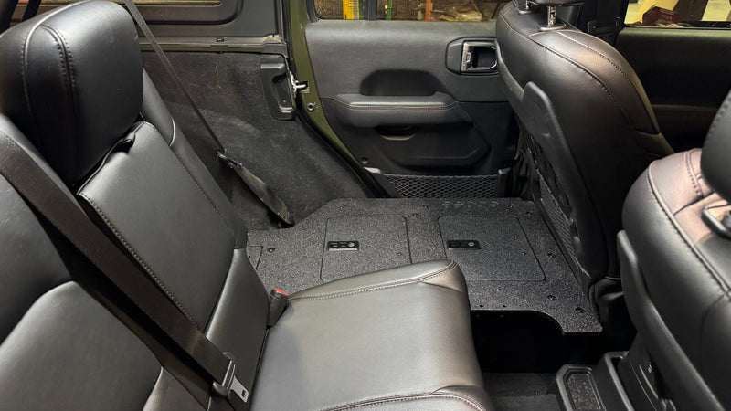 Load image into Gallery viewer, Jeep Wrangler 2018-Present JLU 4 Door - Second Row Seat Delete Plate System - V2
