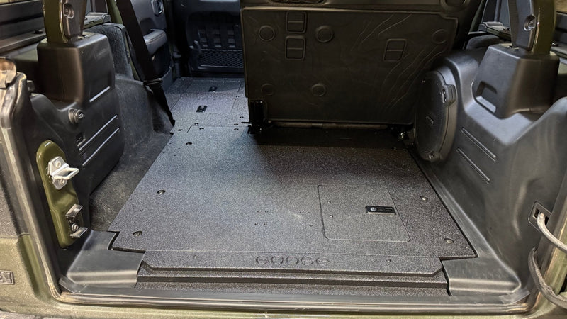 Load image into Gallery viewer, Jeep Wrangler 2018-Present JLU 4 Door - Second Row Seat Delete Plate System - V2
