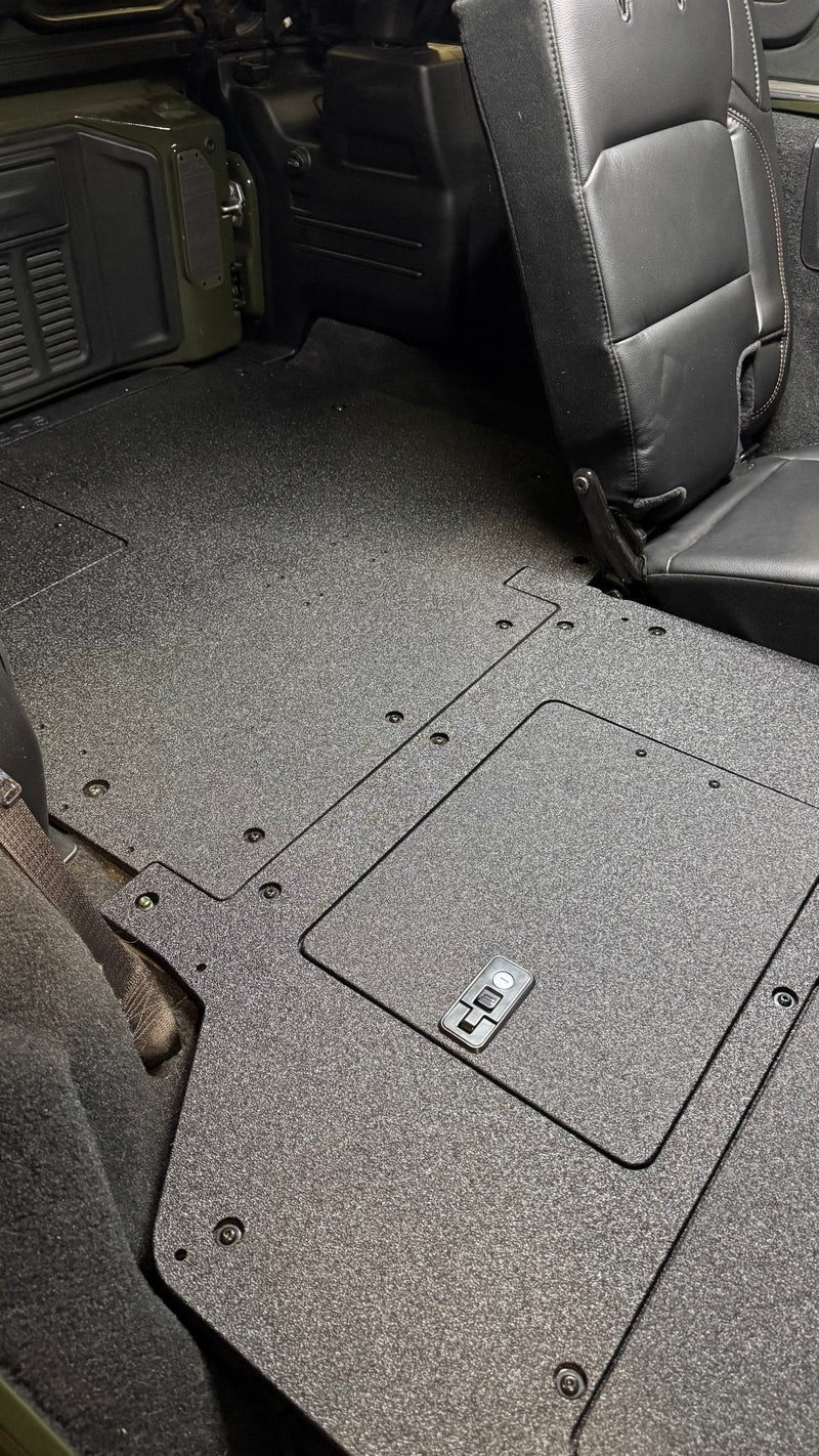 Load image into Gallery viewer, Jeep Wrangler 2018-Present JLU 4 Door - Second Row Seat Delete Plate System - V2
