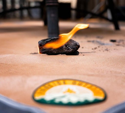 Ember Mat - Protect The Ground From Popping Embers or Dripping Grease - Trail and Timber Co