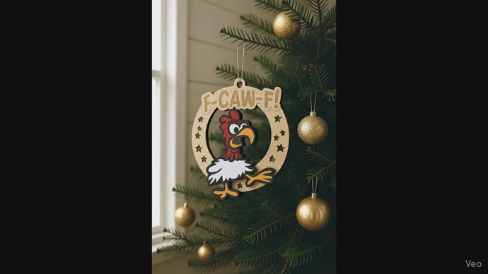FCAWF Chicken Ornament