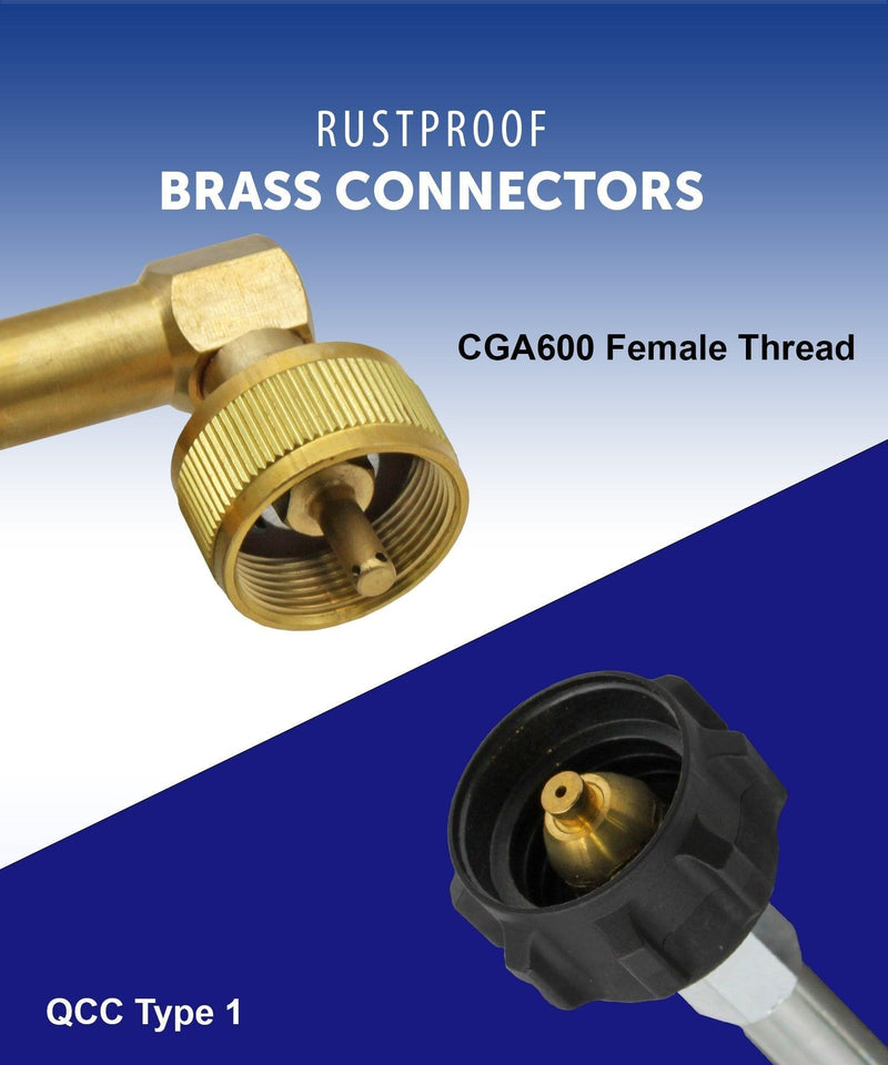 Load image into Gallery viewer, Propane Fitting Adapter Valve for 1LB Refillable Tank Cylinders
