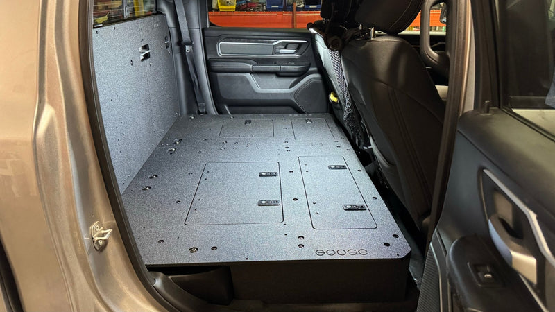Load image into Gallery viewer, RAM - 1500 - 2019-Present - 5th Gen. - Crew Cab - Explore Series - Second Row Seat Delete Plate System
