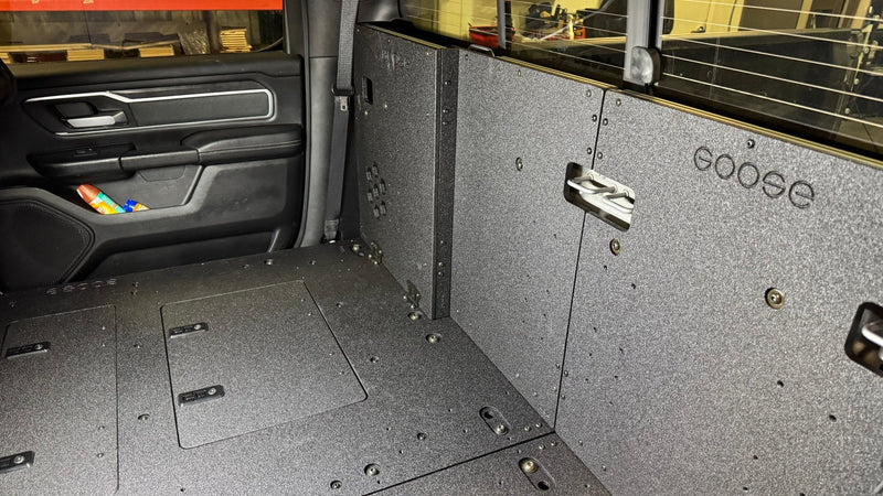Load image into Gallery viewer, RAM - 1500 - 2019-Present - 5th Gen. - Crew Cab - Explore Series - Second Row Seat Delete Plate System
