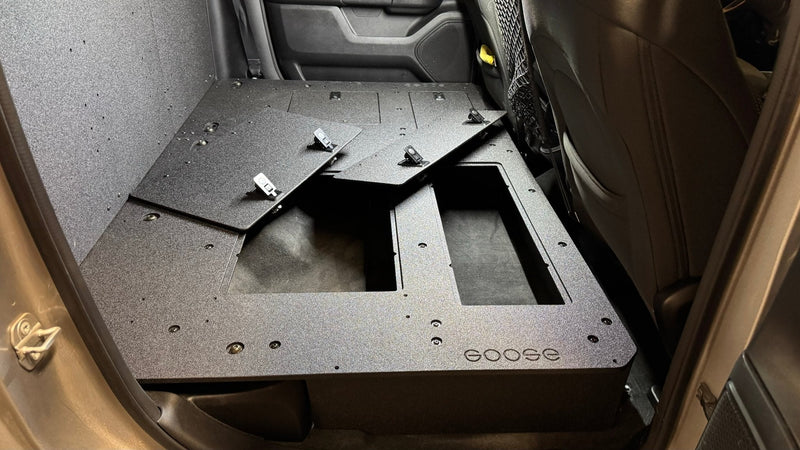 Load image into Gallery viewer, RAM - 1500 - 2019-Present - 5th Gen. - Crew Cab - Explore Series - Second Row Seat Delete Plate System
