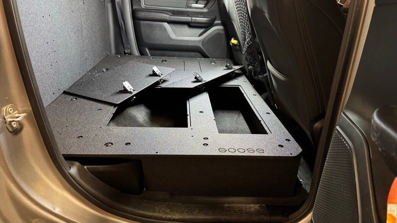 Load image into Gallery viewer, RAM - 1500 - 2019-Present - 5th Gen. - Crew Cab - Explore Series - Second Row Seat Delete Plate System
