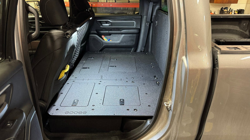 Load image into Gallery viewer, RAM - 1500 - 2019-Present - 5th Gen. - Crew Cab - Explore Series - Second Row Seat Delete Plate System
