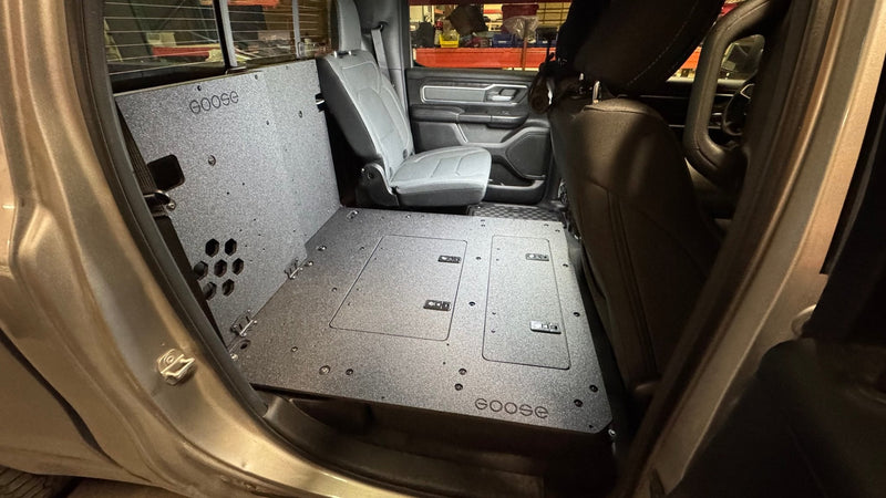 Load image into Gallery viewer, RAM - 1500 - 2019-Present - 5th Gen. - Crew Cab - Explore Series - Second Row Seat Delete Plate System
