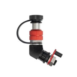 Load image into Gallery viewer, Monster Valve Primary - Standard Valve Stem Mount - 5 pack with Ventoso RED Tire Inflator Gauge
