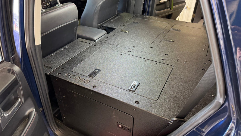 Load image into Gallery viewer, Toyota - 4Runner - 2010-Present - 5th Gen - Standard - Explore Series - Seat Delete Plate System - Second Row - V2 - 10&quot; Module Based
