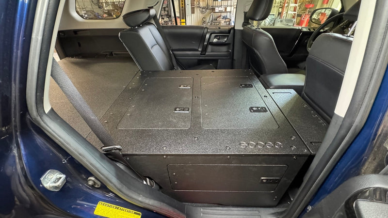 Load image into Gallery viewer, Toyota - 4Runner - 2010-Present - 5th Gen - Standard - Explore Series - Seat Delete Plate System - Second Row - V2 - 10&quot; Module Based
