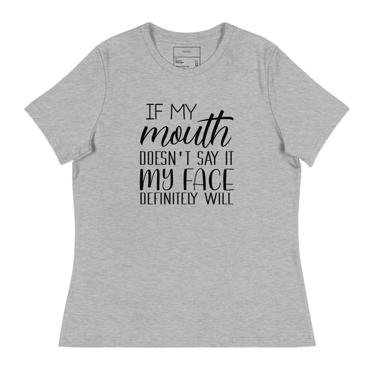 If My Mouth Doesn't Say It...