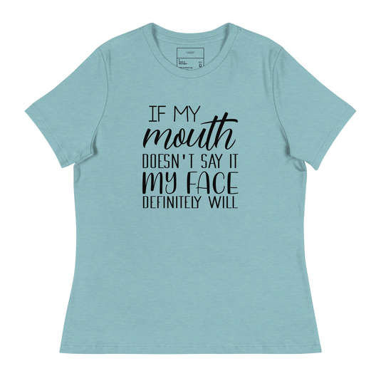 If My Mouth Doesn't Say It...