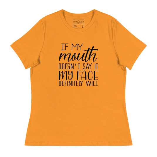 If My Mouth Doesn't Say It...