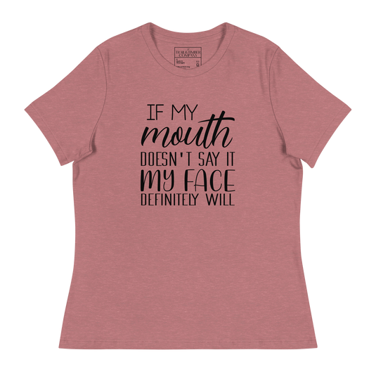 If My Mouth Doesn't Say It...