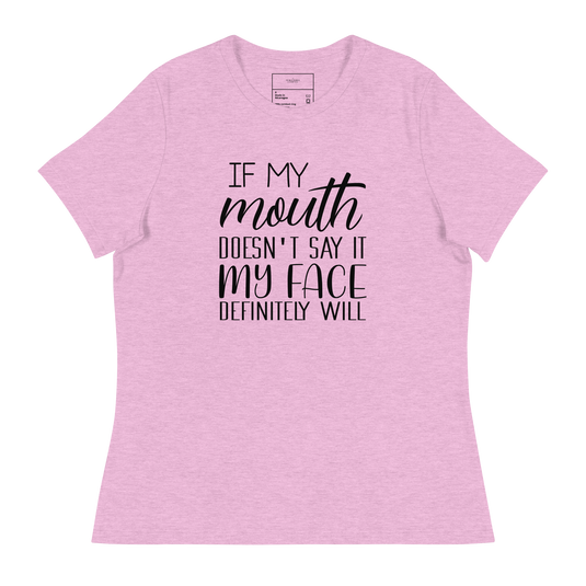 If My Mouth Doesn't Say It...