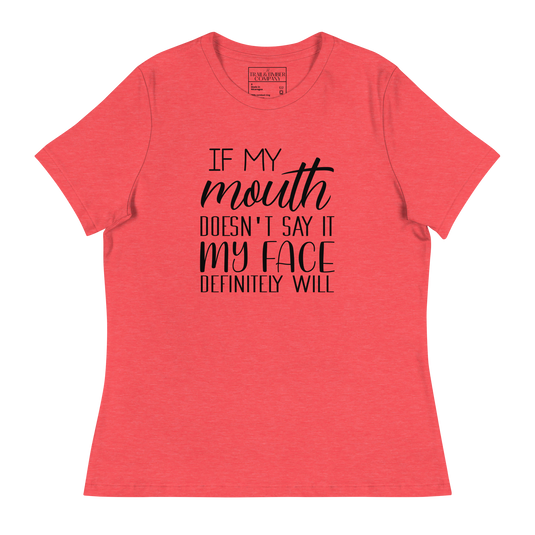 If My Mouth Doesn't Say It...