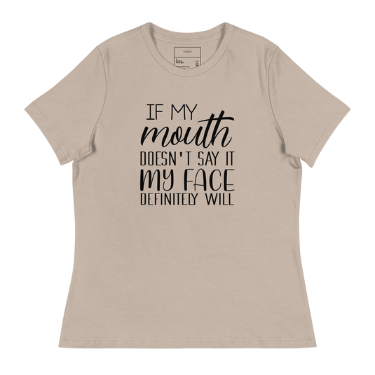 If My Mouth Doesn't Say It...