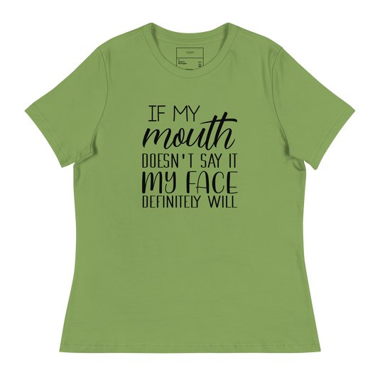 If My Mouth Doesn't Say It...