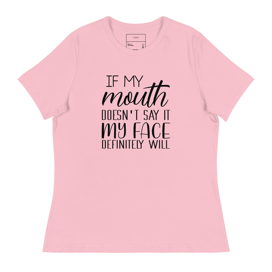 If My Mouth Doesn't Say It...