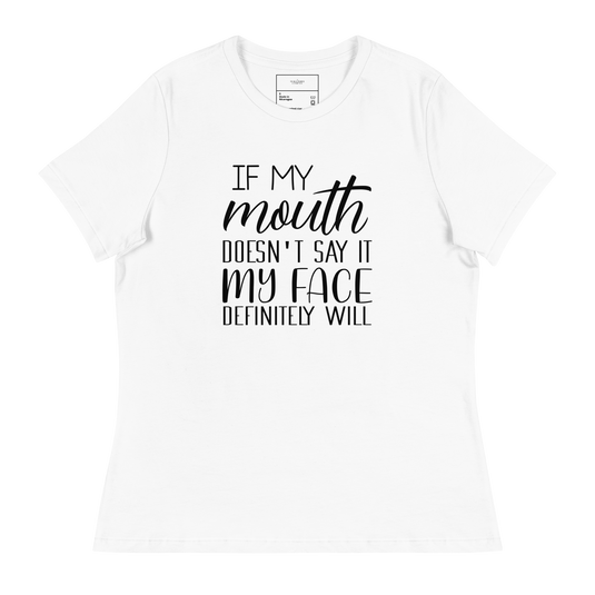 If My Mouth Doesn't Say It...
